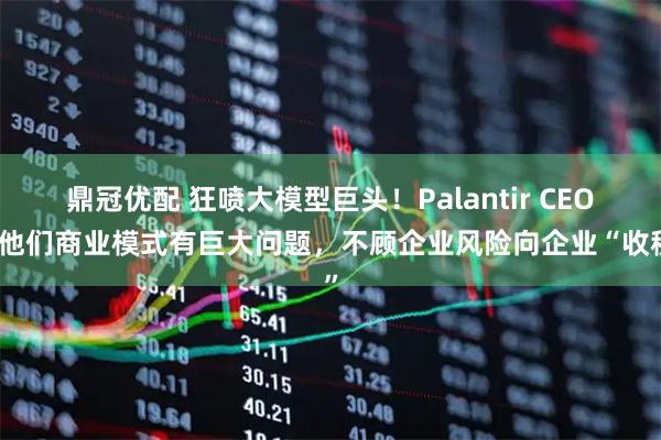 鼎冠优配 狂喷大模型巨头!Palantir CEO:他们商业模式有巨大问题,不顾企业风险向企业“收税”